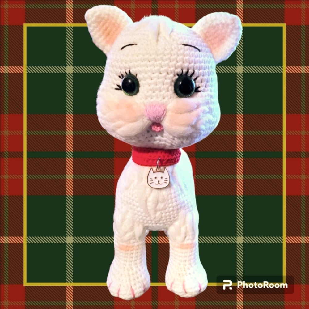 Handmade Crocheted Kitty Cat Amigurumi